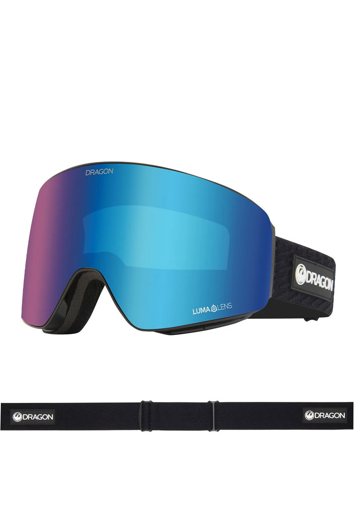 MASCHERA SNOWBOARD DRAGON DR PXV BONUS ICONBLUE LLBLUEION+LLAMBER