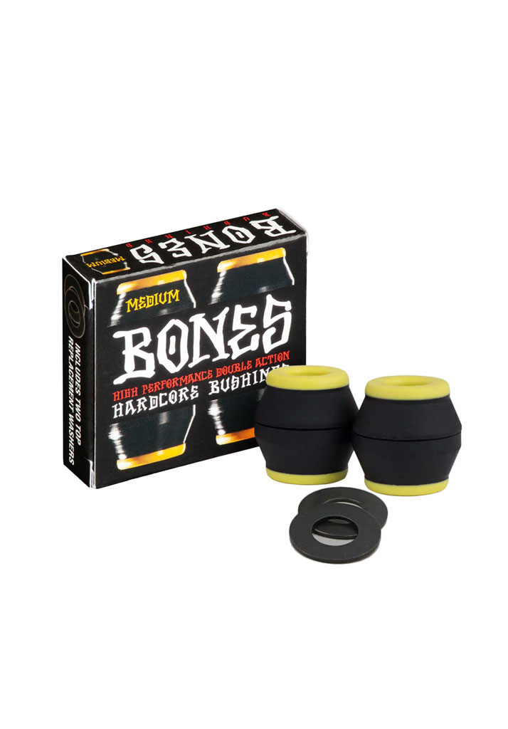 HARDWARE SKATE BONES BUSHING #3 MED YELLOW BLACK U