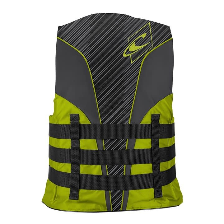 O'neill Superlite 50N ISO Vest - "Color: BLK/LIME/SMO","Size: 3XL"