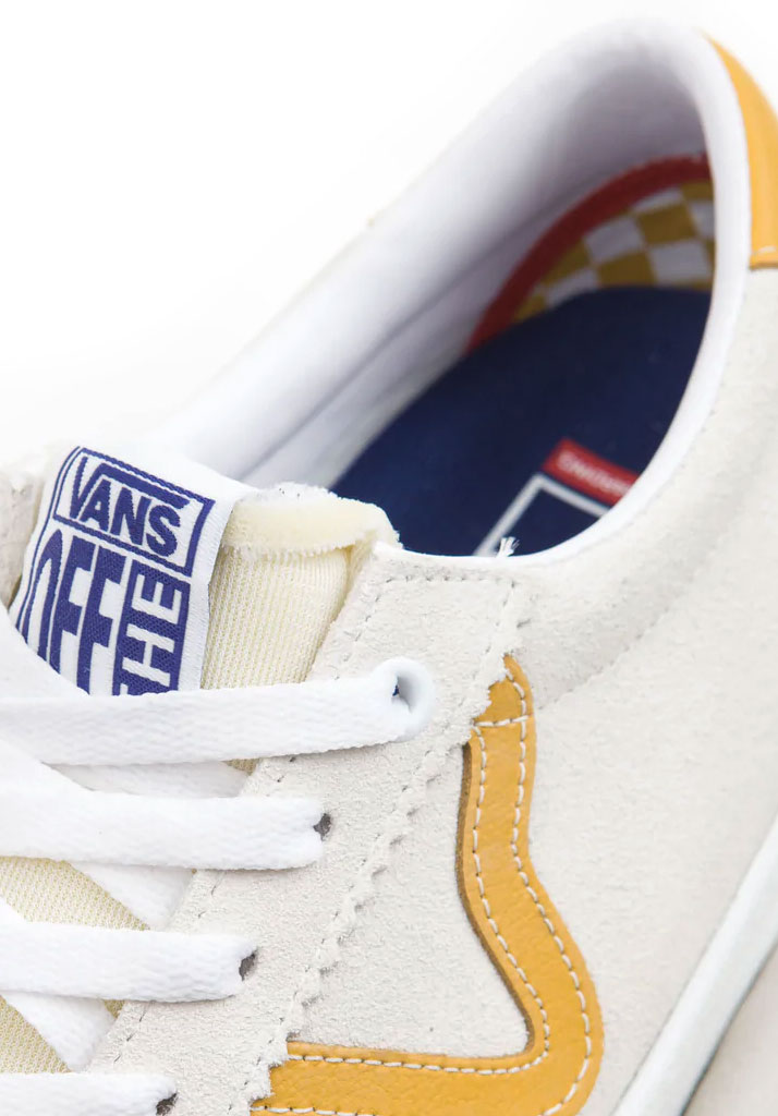 SCARPE SKATE VANS MN SKATE SPORT ATHLETIC WHITE GOLD 44 1/2 (Size 44 1/2)