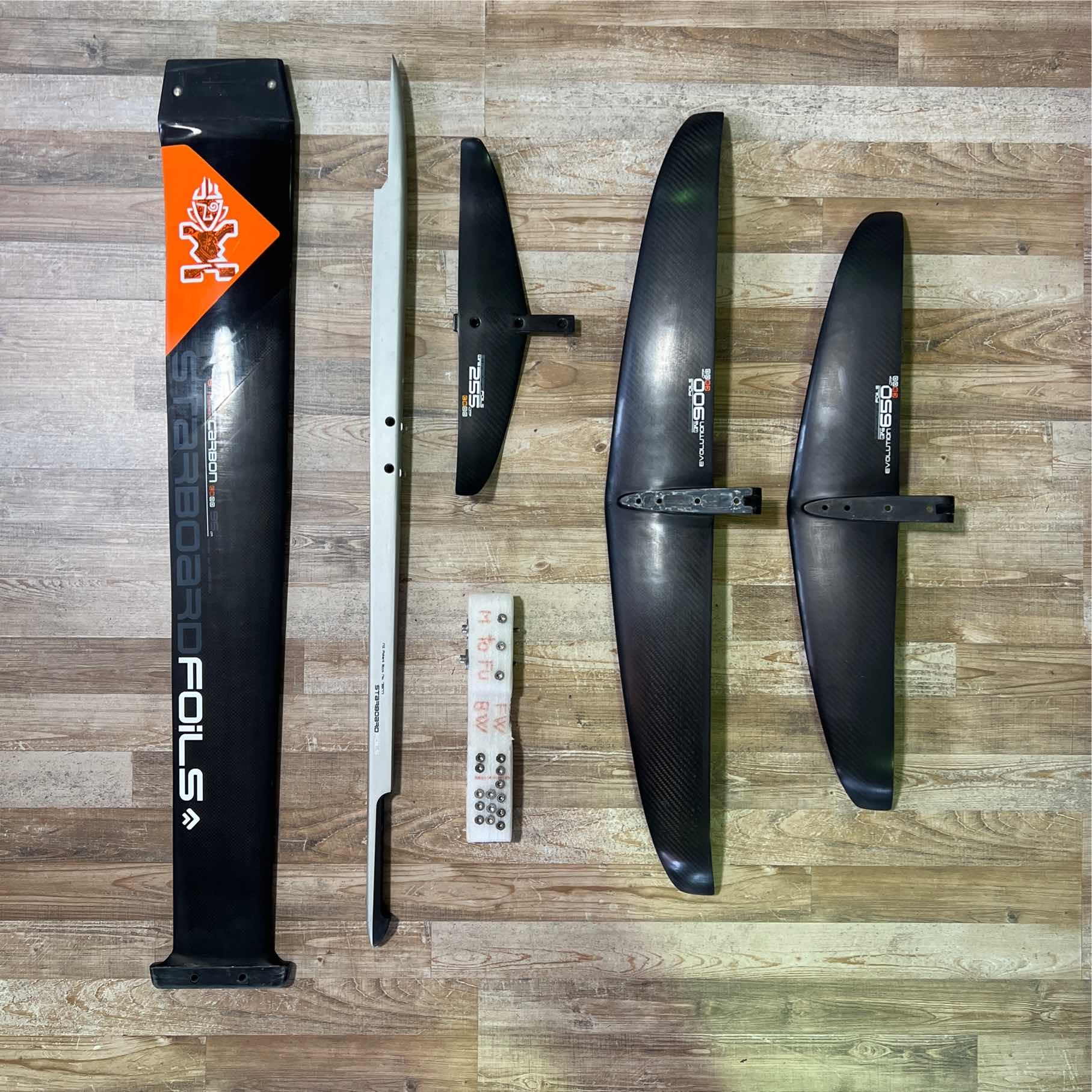 Starboard Foil KIt GTR Evolution (650/900 FW - 95 mast - 255 rear - 102 fuselage)
