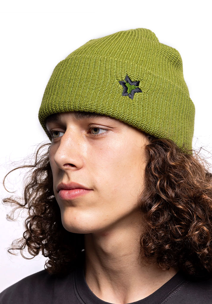 BERRETTA METHOD STAR BEANIE GREEN