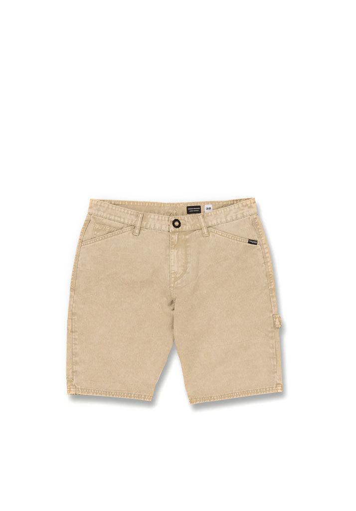 SHORTS VOLCOM KRAFTSMAN DENIM SHORT 21 ALMOND 28 (Size 28)