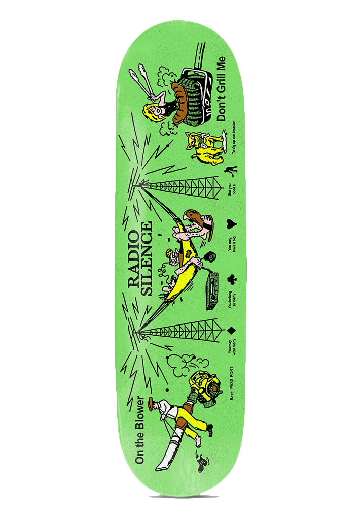 TAVOLA SKATE PASS~PORT RADIO SILENCE 8.5" UNICO U