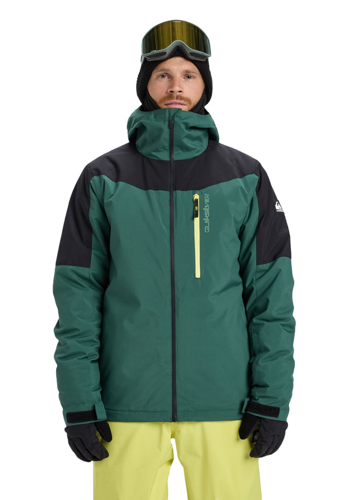 GIACCA SNOWBOARD QUIKSILVER TITANO JACKET TREKKING GREEN L (Size L)