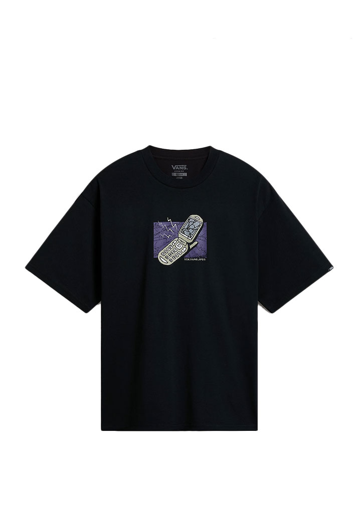 T-SHIRT MANICHE CORTE VANS TAKE THE CALL SS BLACK M (Size M)