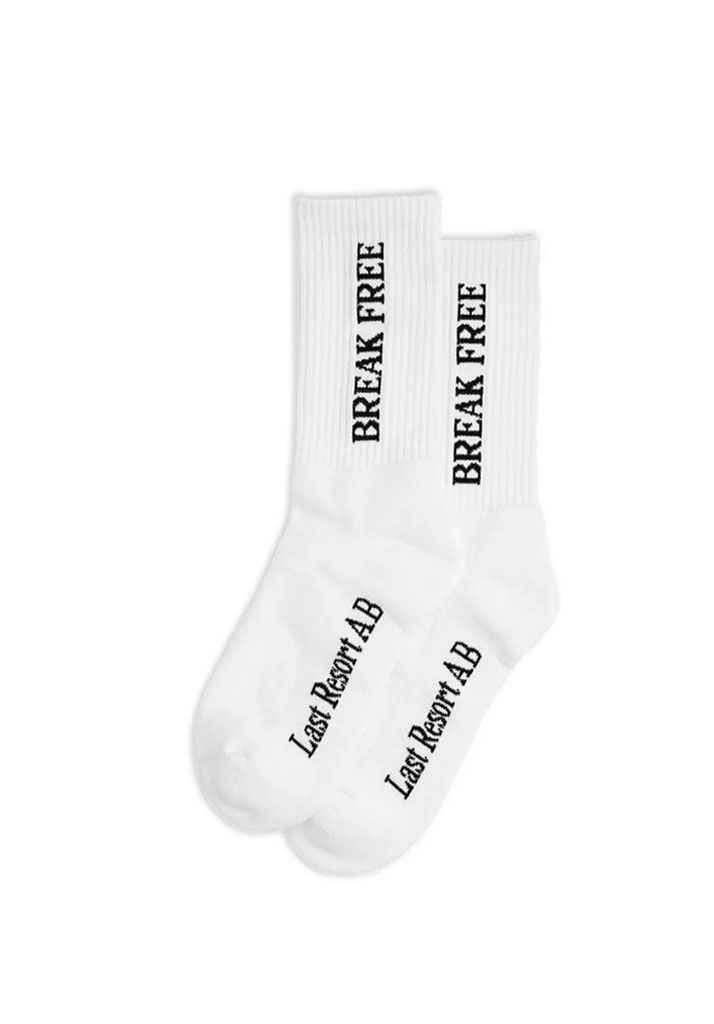 CALZE LAST RESORT BREAK FREE SOCKS WHITE 43-46 (Size 43-46)