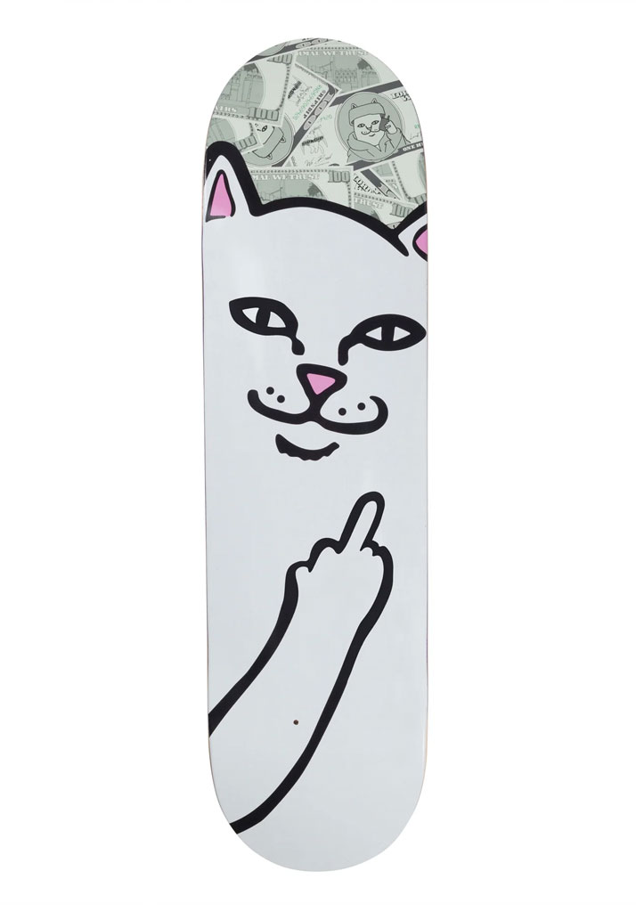 TAVOLA SKATE RIPNDIP LORD NERMAL MONEYBAG BOARD 8.25" MULTI