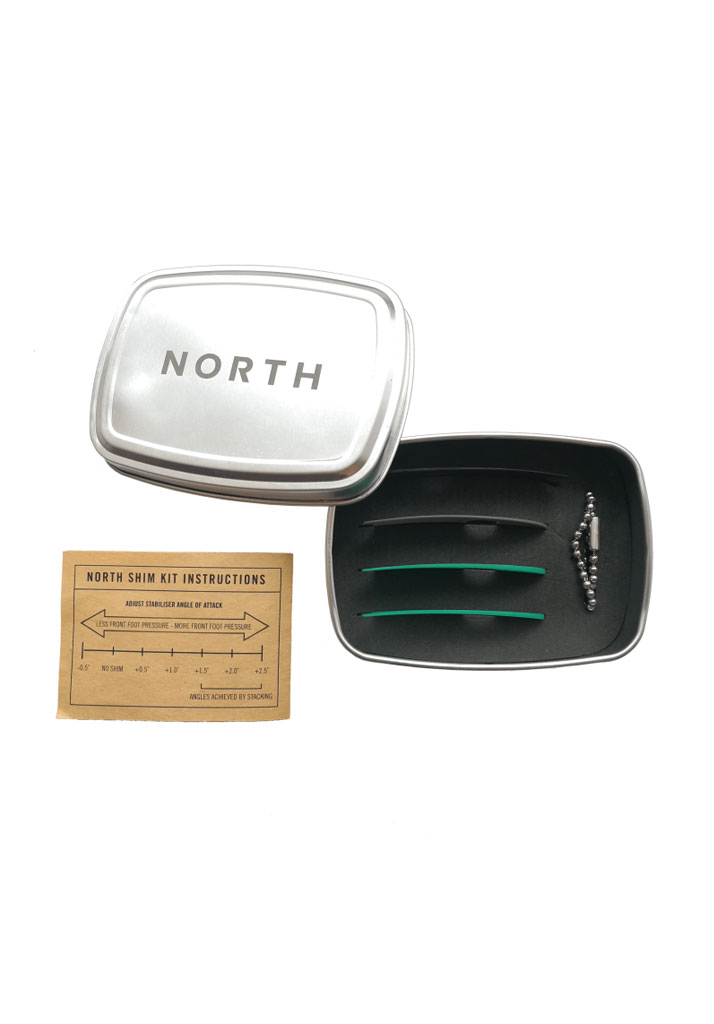 HARDWARE KITE NORTH KITEBOARDING SONAR STABILIZER SHIM KIT 999 MULTIPLE COLOR