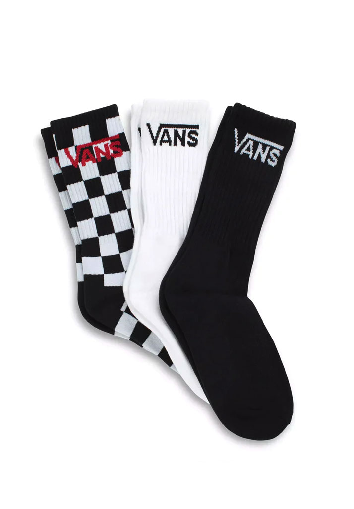 CALZE VANS MN CLASSIC CREW BLACK CHECKERBOARD 39-42 (Taglia 39-42)