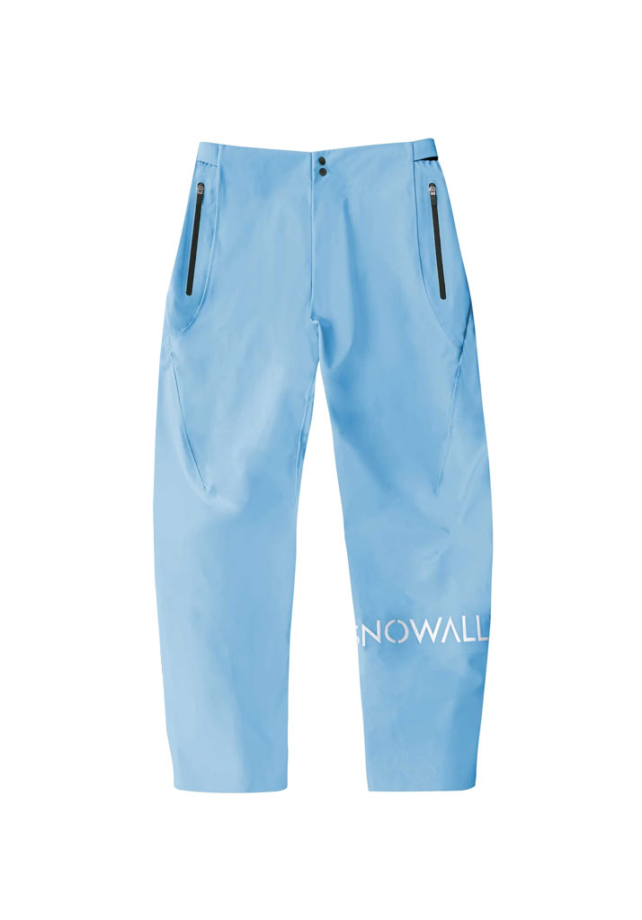 PANTALONI SNOWBOARD SNOWALL SHELL PANTS SAMURAI LIGHT BLUE XS (Size XS)