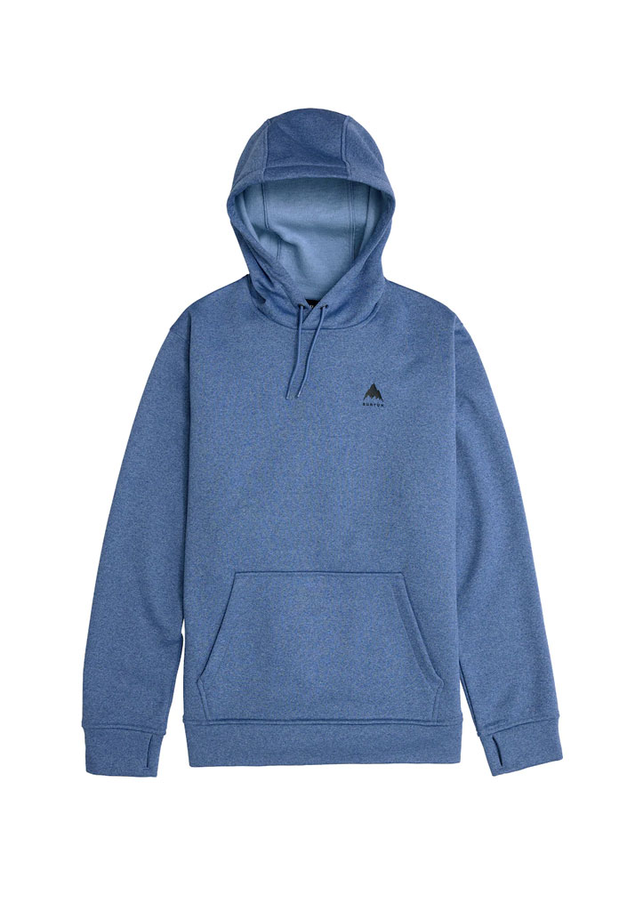 FELPA TERMICA BURTON OAK PULLOVER HOODIE SLATE BLUE HEATHER XL (Size XL)