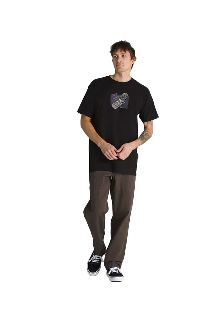 T-SHIRT MANICHE CORTE VANS TAKE THE CALL SS BLACK M (Size M)