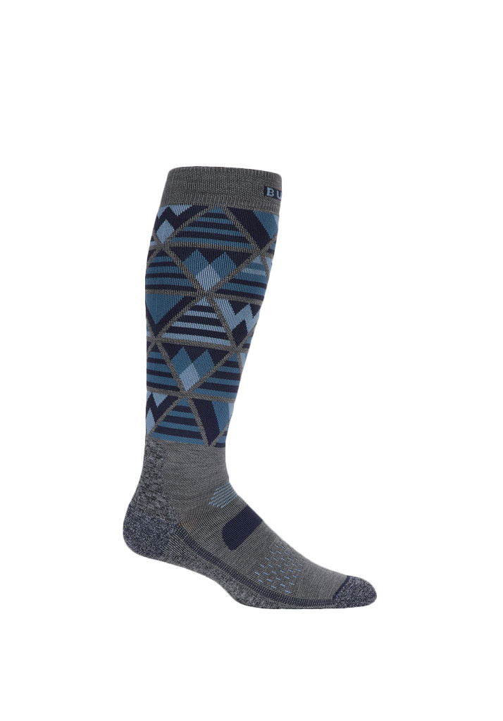 CALZE SNOWBOARD BURTON PERFORMANCE MIDWEIGHT SOCK DARK SLATE HEATHER M (Size M)