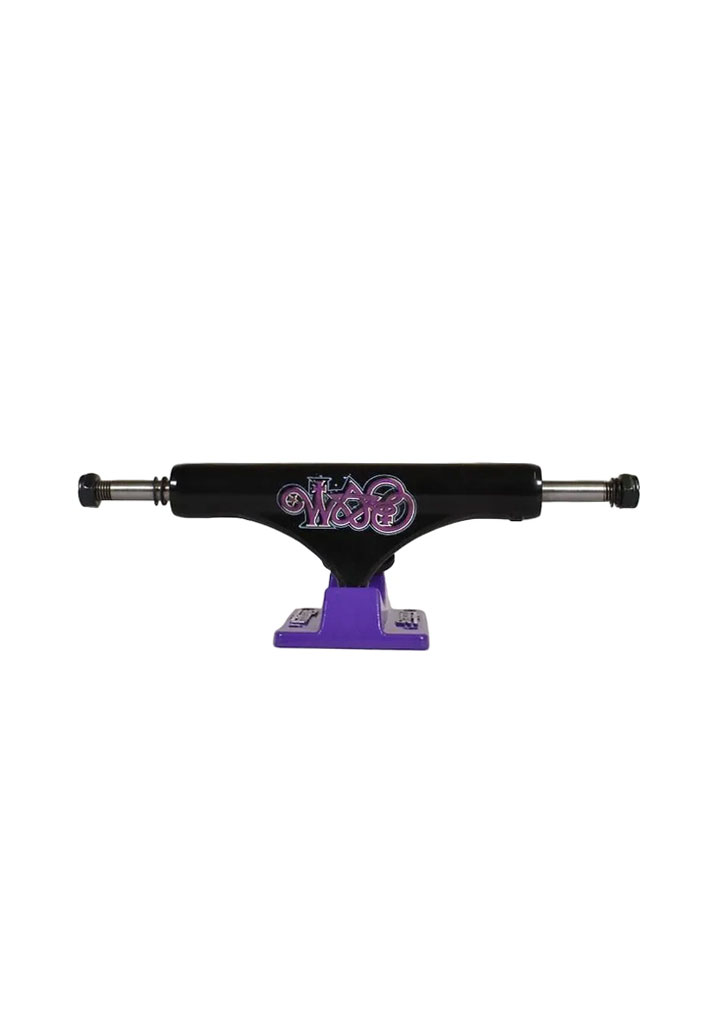 TRUCK SKATE SLAPPY TRUCK ST1 HOLLOW BAM 8.25" BLACK PURPLE