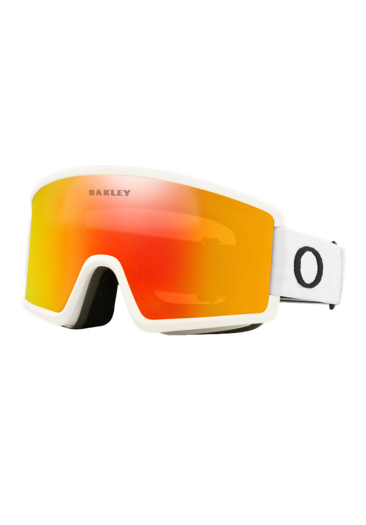 MASCHERA SNOWBOARD OAKLEY TARGET LINE M MATTE WHITE FIRE IRIDIUM