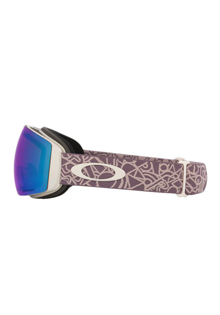 MASCHERA SNOWBOARD OAKLEY FLIGHT DECK M FIGURES TOADSTOOL PRIZM SNOW ARGON IRIDIUM