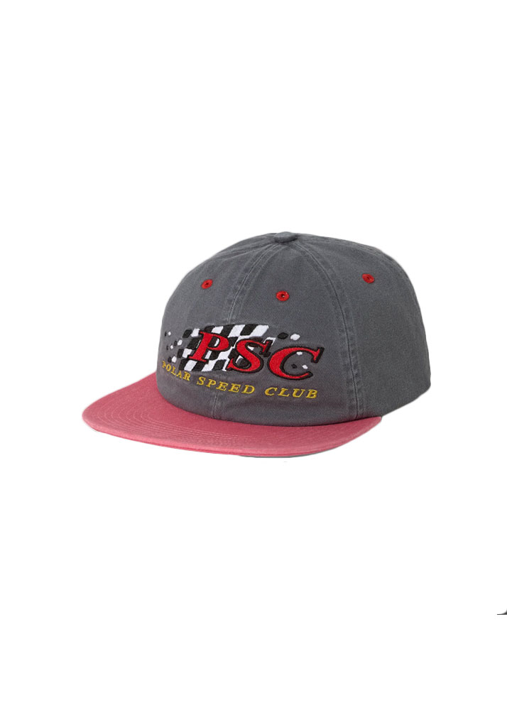 CAPPELLO POLAR SKATE CO. MICHAEL CAP | POLAR SPEED CLUB GREY RED