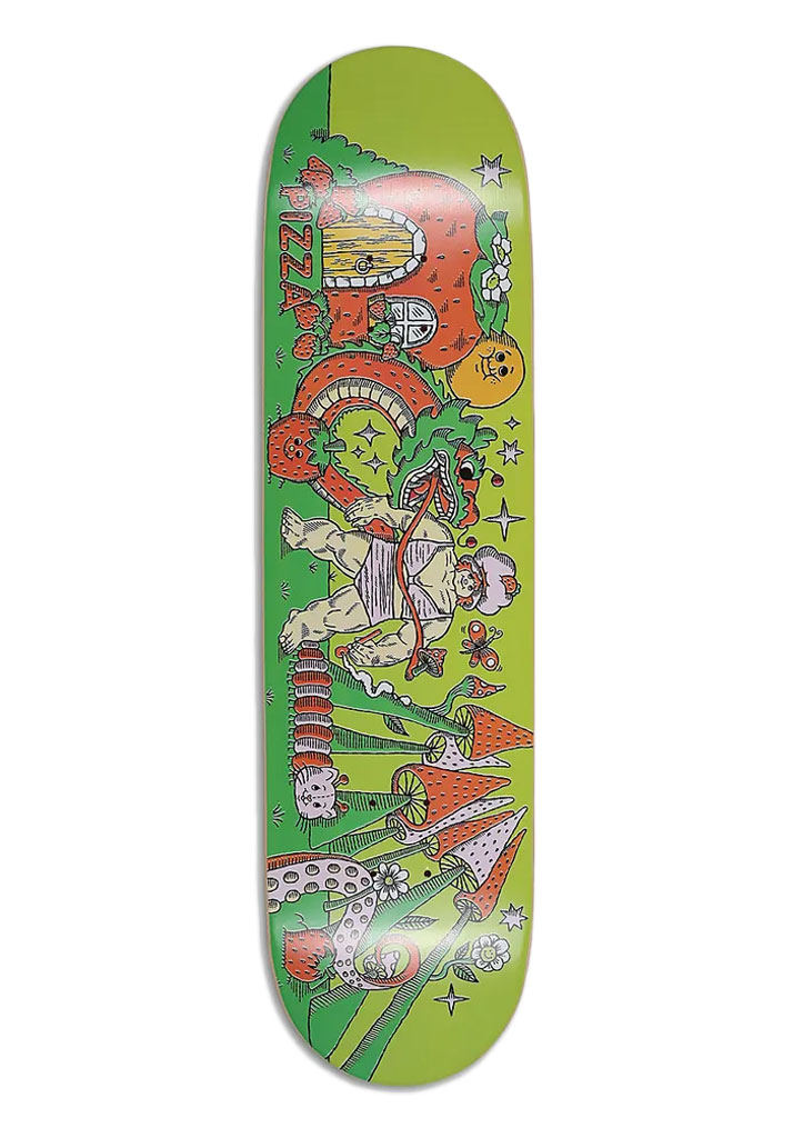 TAVOLA SKATE PIZZA SKATEBOARDS BEEFCAKE DECK 8.25"