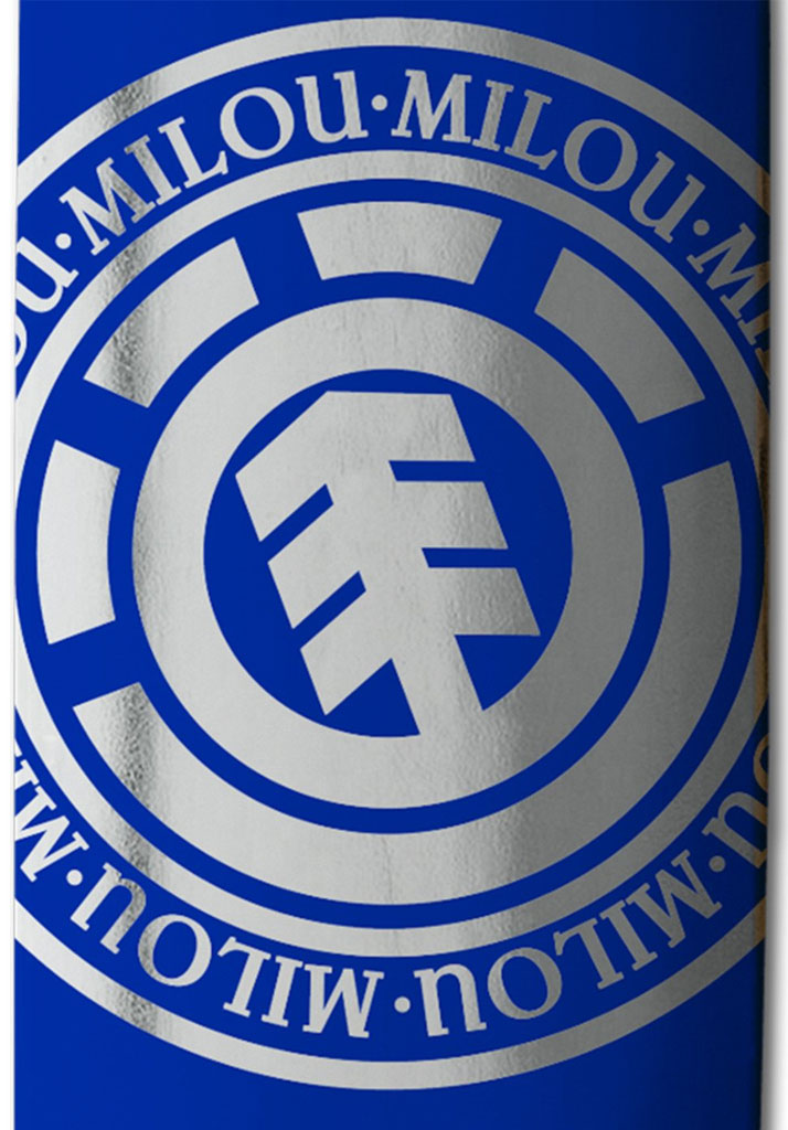 TAVOLA SKATE ELEMENT BLUE MOON VINCENT MILOU 8.25" BLUE CHROME