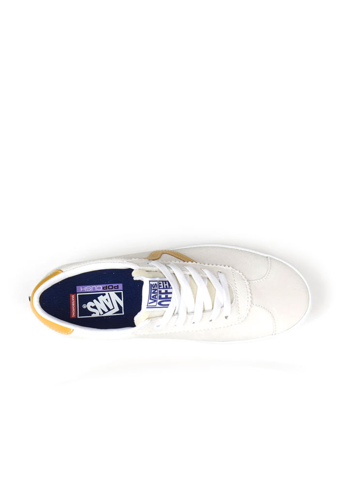 SCARPE SKATE VANS MN SKATE SPORT ATHLETIC WHITE GOLD 44 1/2 (Size 44 1/2)