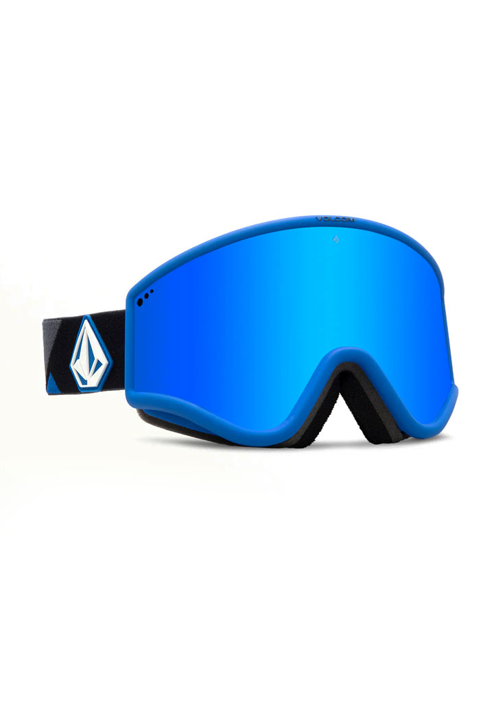 MASCHERA SNOWBOARD VOLCOM YAE BLUE DARK GREY BLUE CHROME + BL U