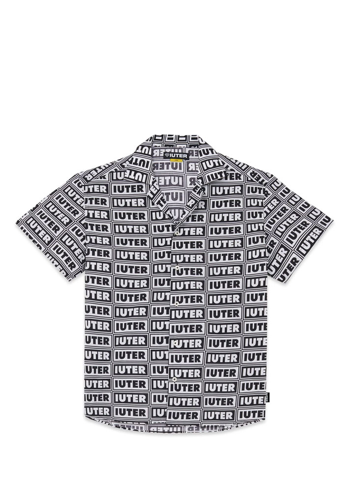 CAMICIA MANICHE CORTE IUTER PANEL S/S SHIRT WHITE S (Size S)