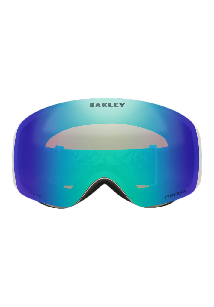MASCHERA SNOWBOARD OAKLEY FLIGHT DECK M FIGURES TOADSTOOL PRIZM SNOW ARGON IRIDIUM