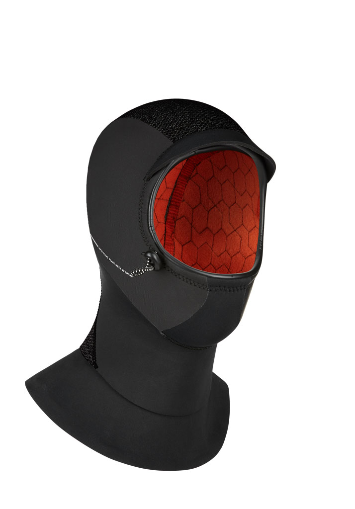 CAPPUCCIO NEOPRENE MYSTIC SUPREME HOOD 3MM 900 BLACK S-M (Taglia S-M)