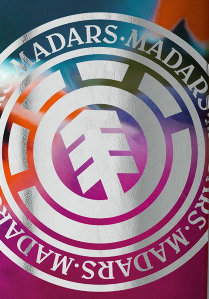 TAVOLA SKATE ELEMENT DAISY MADARS APSE 8.25" MULTI