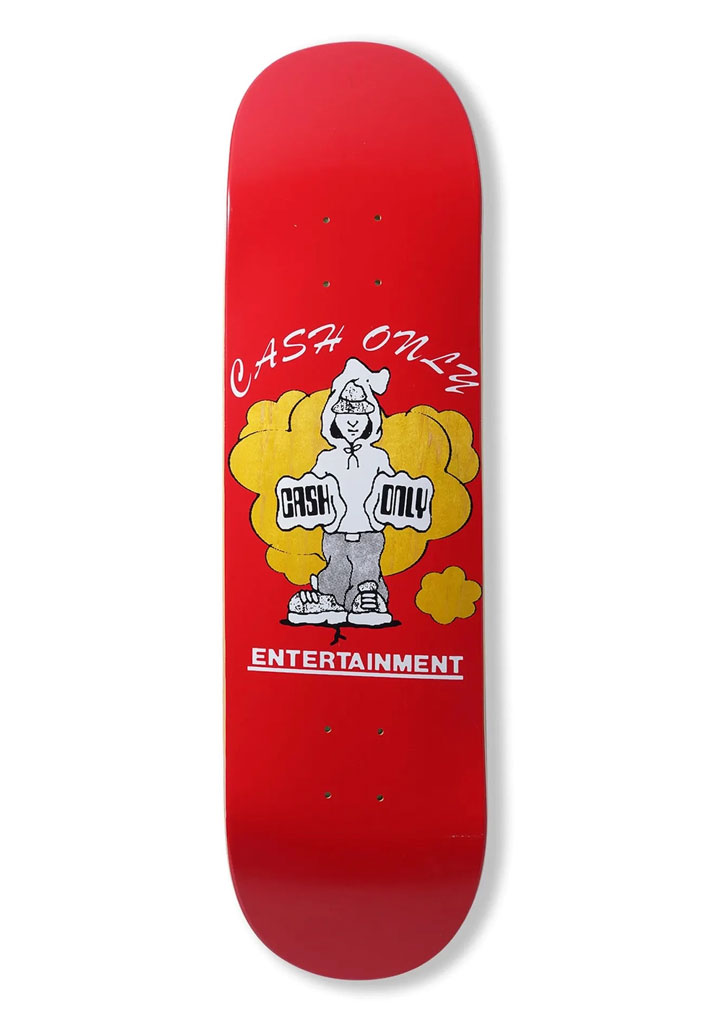 TAVOLA SKATE CASH ONLY KNUCKLES 8.5" RED U