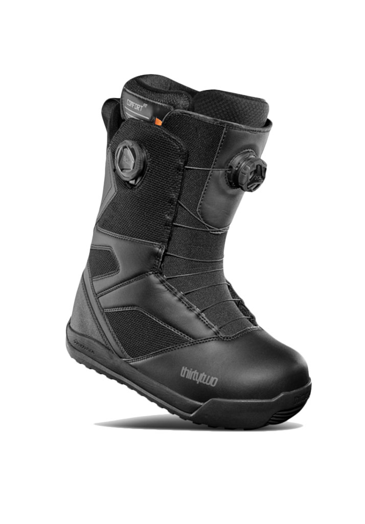 SCARPONI SNOWBOARD 32 THIRTYTWO STW DOUBLE BOA 2025 BLACK BLACK 44 (Size 44)