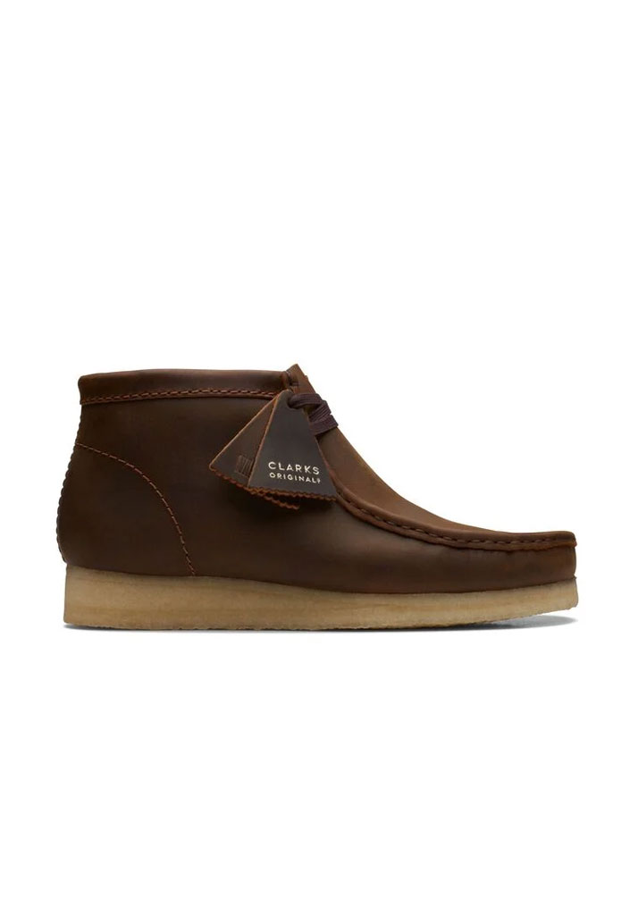 SCARPE CASUAL CLARKS WALLABEE BOOT BEESWAX 41 (Taglia 41)
