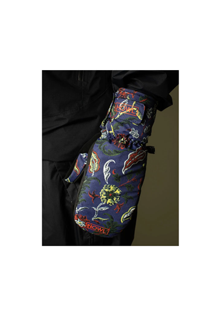 GUANTI SNOWBOARD HOWL FLYWEIGHT MITT PRICKLY FLORAL PRINT L (Size L)