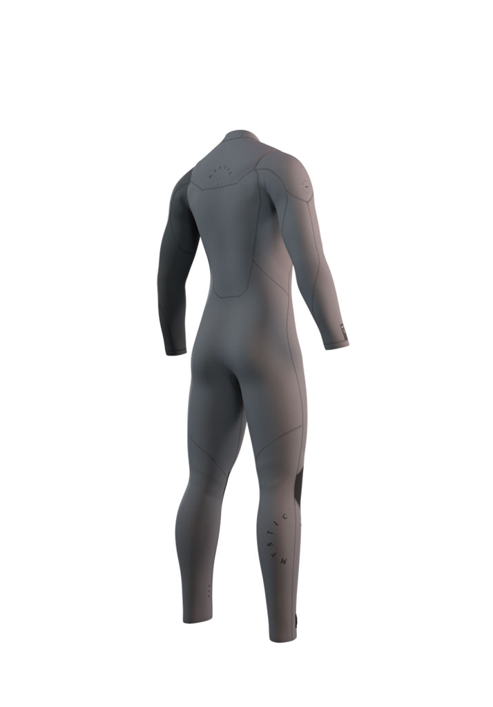 MUTA NEOPRENE MYSTIC MARSHALL FULLSUIT 5/3MM FZIP 801 LIGHT GREY S (Size S)