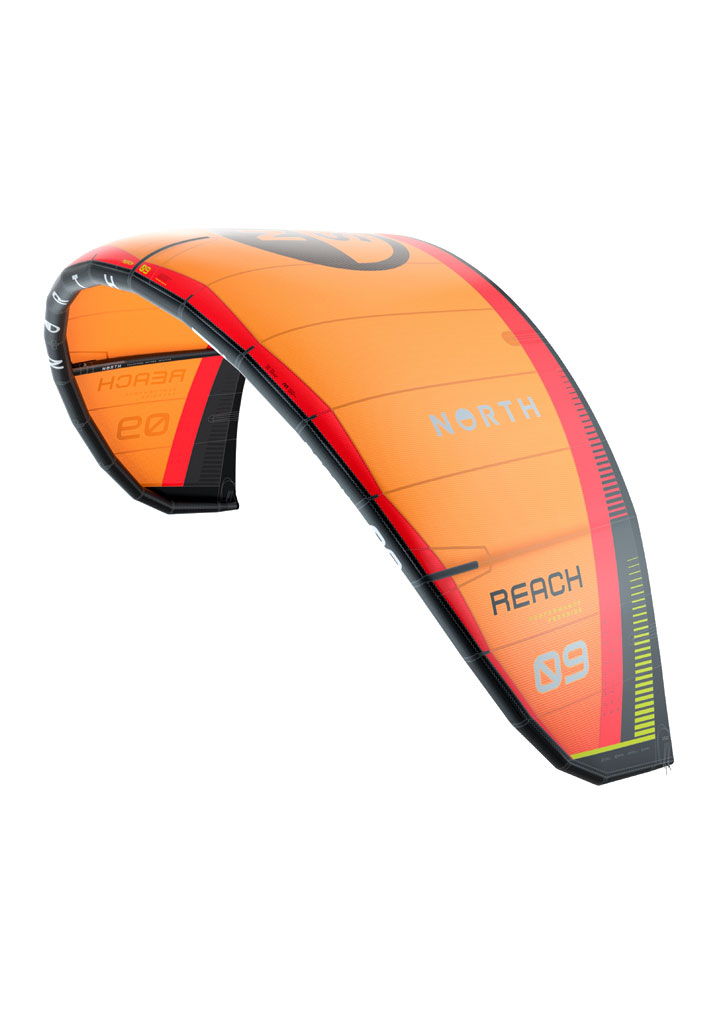 VELA KITESURF NORTH KITEBOARDING REACH KITE 2026 200 ORANGE 12m (Size 12m)