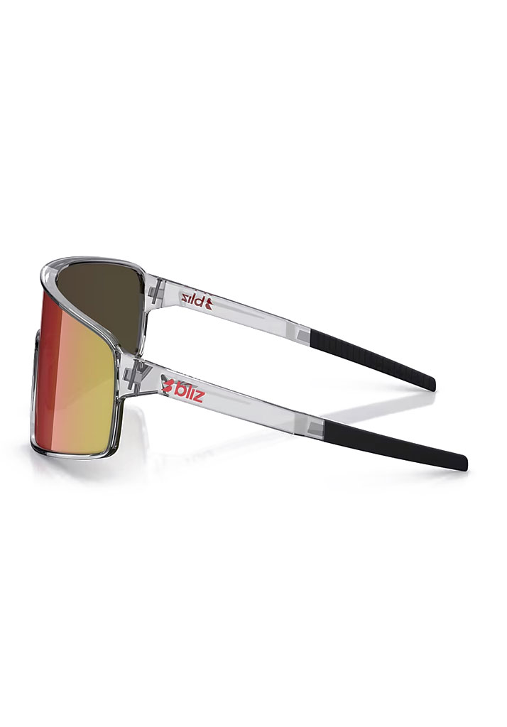 OCCHIALI BLIZ P001 TRANSPARENT DARK GREY BROWN RED MULTI