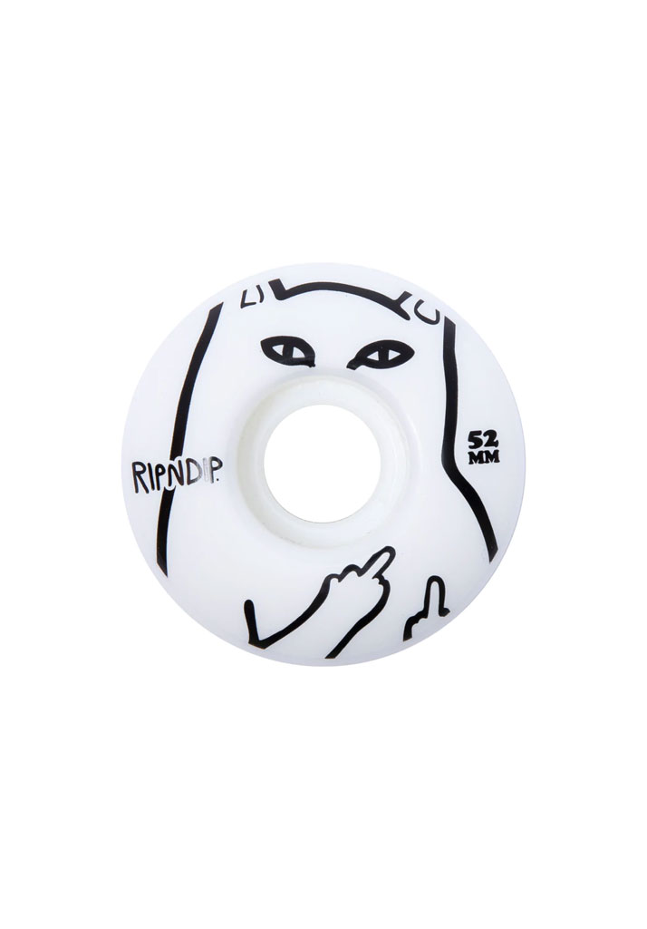 RUOTE SKATE RIPNDIP LORD NERM SKATE WHEELS 52mm WHITE U