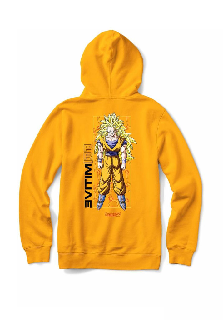 FELPA CAPPUCCIO PRIMITIVE GOKU GLOW HOOD GOLD M (Size M)