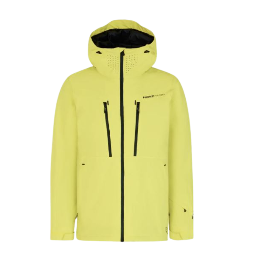 Protest PRTTIMOTHY Ski Jacket (MEDIUM, LIME SPLASH)
