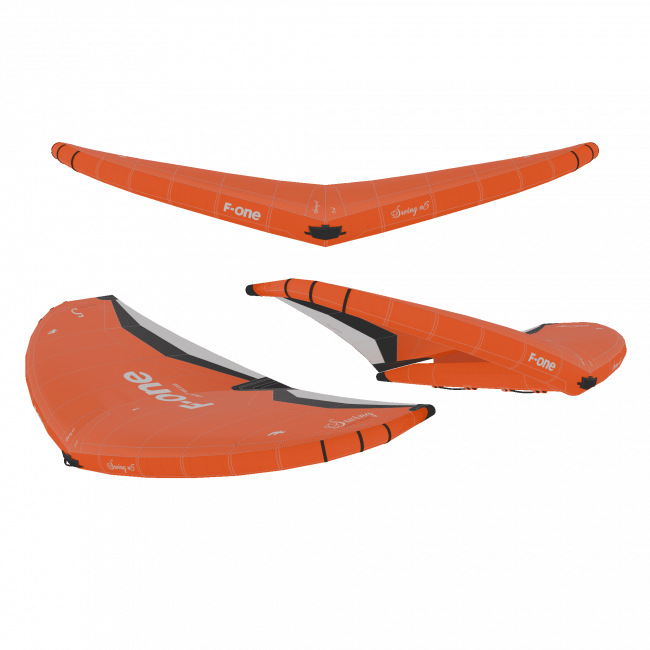 F-ONE Swing V5 - "Color: A - ONYX / MINT","Size: 4.0"