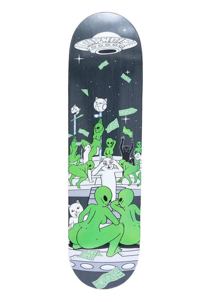 TAVOLA SKATE RIPNDIP STRIPNDIP BOARD 8.5" BLACK U
