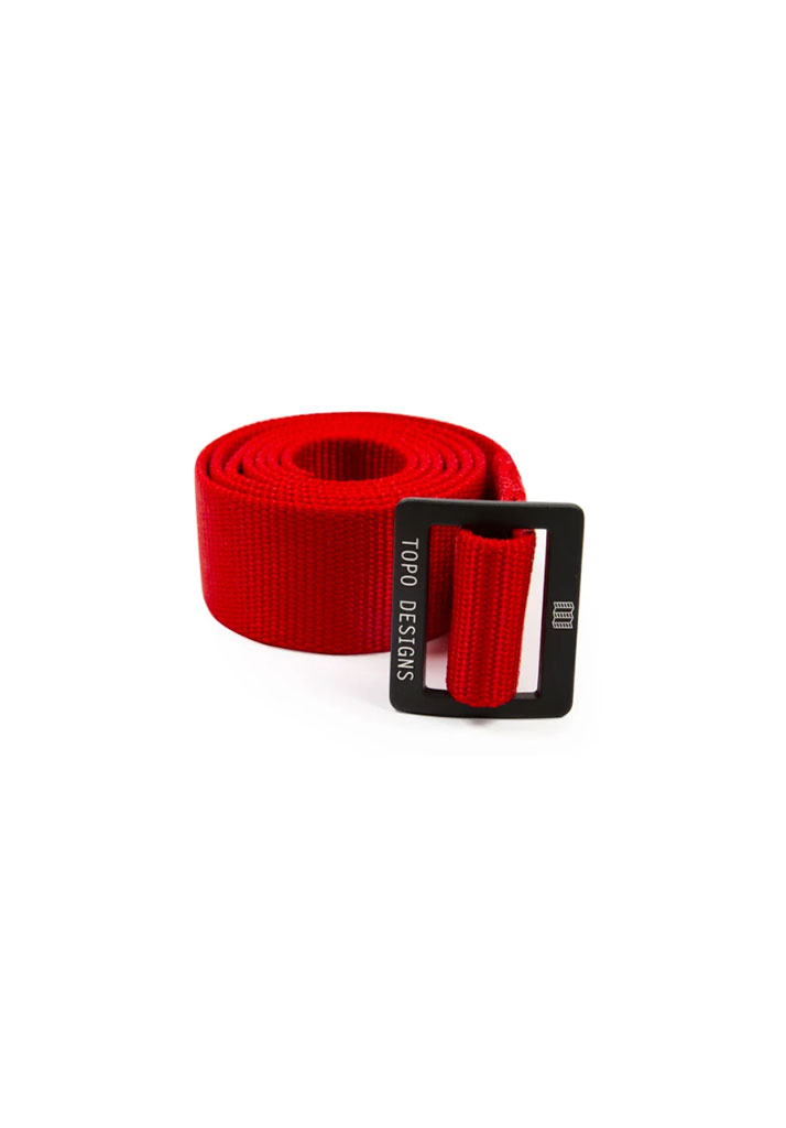 CINTURA TOPO DESIGN WEB BELT - 1.5 RED U