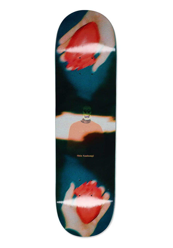 TAVOLA SKATE POLAR SKATE CO. HEART IN HAND SHIN SANBONGI 8.25"