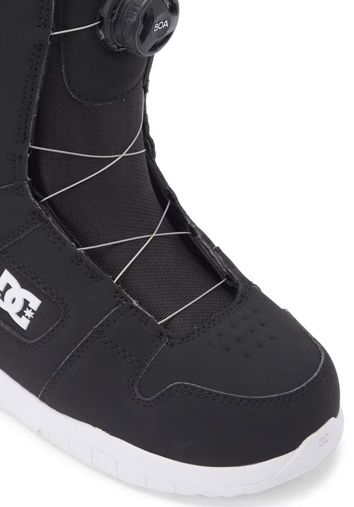 SCARPONI SNOWBOARD DC SHOES WOMENS PHASE BOA 2025 BLACK WHITE 37 1/2 (Size 37 1/2)