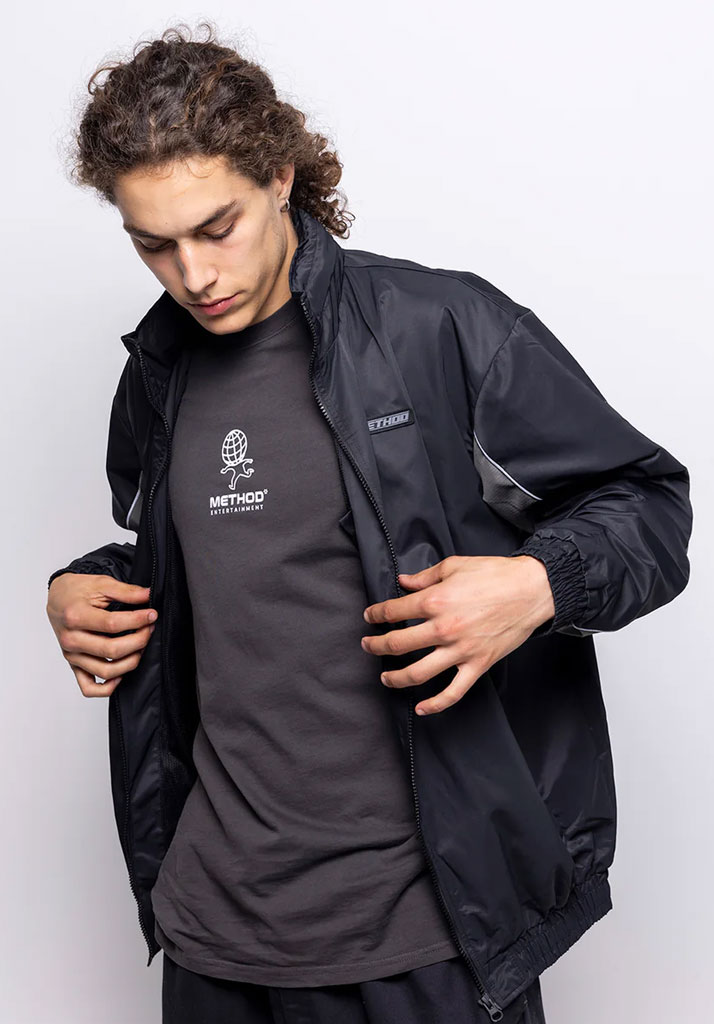 GIACCA METHOD FAST TRACK JACKET BLACK DARK GREY XL (Taglia XL)