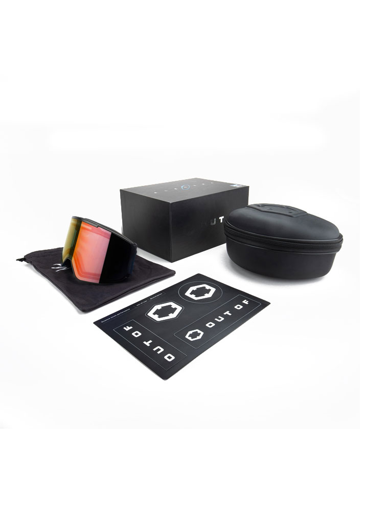 MASCHERA SNOWBOARD OUT OF ELECTRA 3 MK CROWN BLACK IRID RED