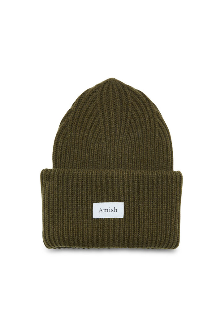 BERRETTA AMISH BEANIE WOOL BLEND OLIVE BRANCH