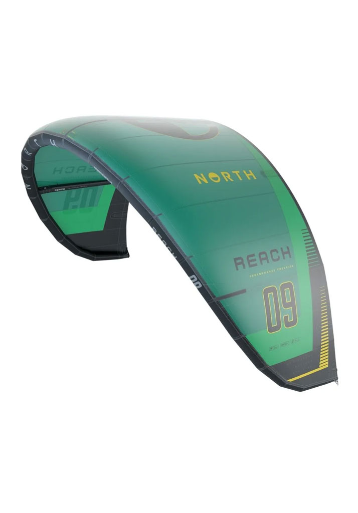 VELA KITESURF NORTH KITEBOARDING REACH KITE 2025 629 MARINE GREEN 12m (Size 12m)