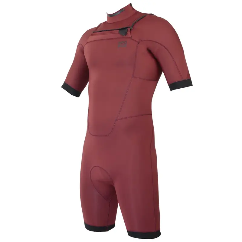Sooruz Shorty Men Fighter Front-zip 2/2 - "Color: Red","Size: M"